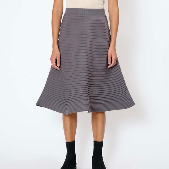 Pleats Please by Issey Miyake Bounce A-Line Skirt - Gray - OS - Picture 1 of 4